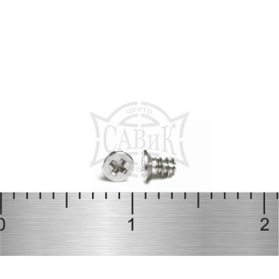 Шуруп GB 846 HC потай Zn микро тупой 1,2х3